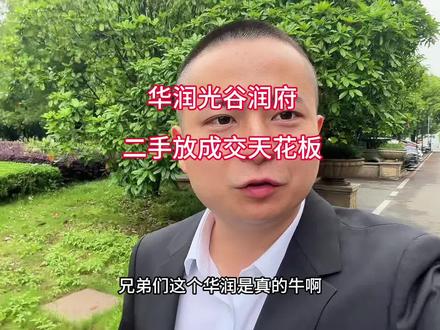 华润光谷润府,二手房成交价堪称天花板#光谷金融港#光谷润府 #华润光谷润璟 #关山大道 #光谷中心城