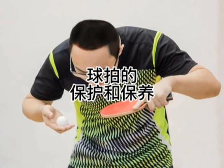 大家平时是如何保护和保养自己的球拍的!#乒乓球