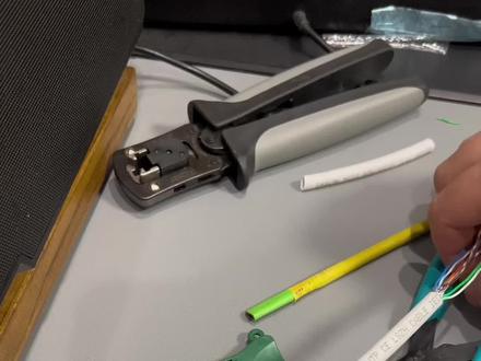 泛达万兆模块水晶头制作#网线 #水晶头接法