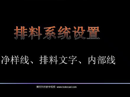 21-排料设置【净样线、排料文字、内部线】
#学习 #一起学习 只是显示