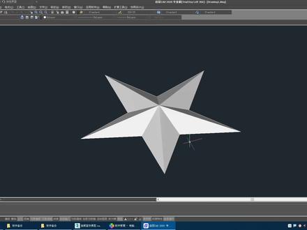cad三维建模教程:五角星的绘制技巧与方法