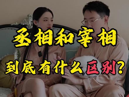 丞相和宰相到底有什么区别? #涨知识 #趣味历史 #宰相