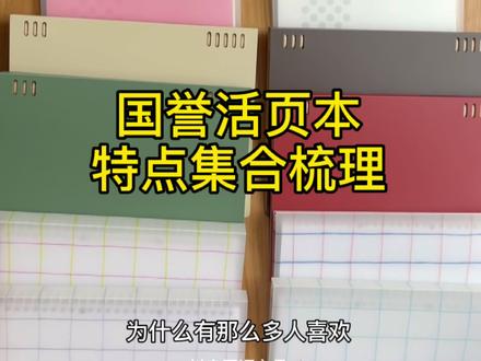 #活页本兼具记录、收纳和整理等多项功能~不仅仅适合学生,工作党用起来也很方便,#品牌文具 #网汇鹅#好物推荐