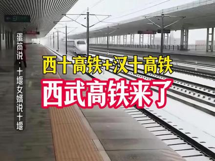 西十高铁本月试运行,6月份开通运行! 通车后武汉2.5小时到西安西十高铁票价多少?预计至少每公里0.8元?#十堰女婿说十堰 #西十高铁 #汉十高铁 #西武高铁 #票价预测