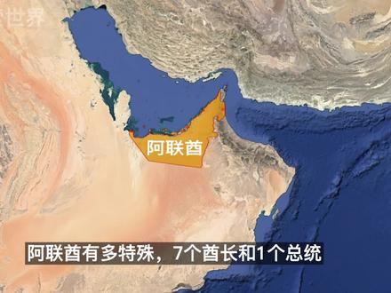 阿联酋有多特殊,7个酋长和1个总统,为何组成了一个国家? #地理 #历史 #看世界