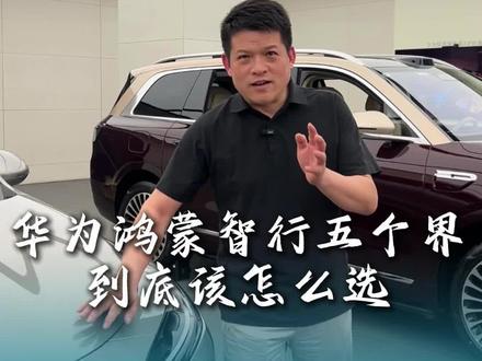 华为鸿蒙智行五个界的车该怎么选?#问界#华为鸿蒙智行#智界#新疆手机海哥#尊界