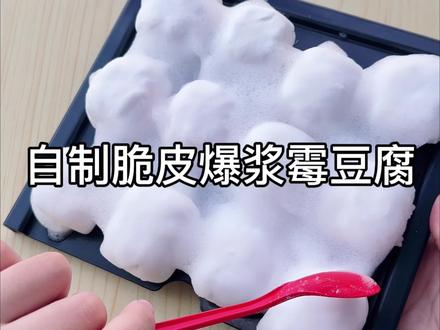 但凡网瘾小点都不知道我在干嘛,自制解压脆皮爆浆霉豆腐 #手工DIY #解压 #霉豆腐 #霉豆腐制作 #模拟