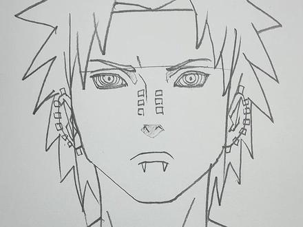 今日主题:佩恩#火影忍者 #佩恩 #绘画#画画 #动漫人物绘画