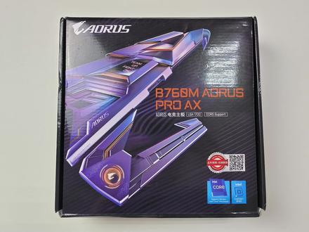 技嘉小雕够给力B760M AORUS PRO AX开箱介绍