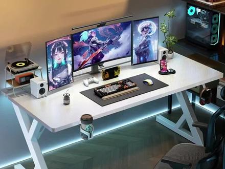 电脑桌S3电竞桌简约电脑台式桌家用游戏电脑桌桌子电竞#简约电脑桌办公桌 #家用游戏电脑桌 #好物分享视频同款