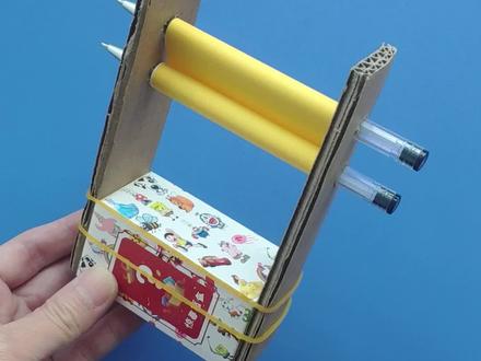 魔法打印机的制作方法,神奇又好玩#手工 #手工制作 #手工玩具 #手工diy #亲子手工