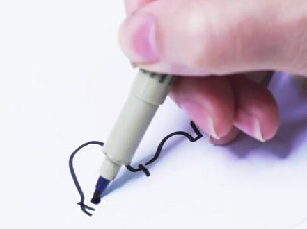 #简笔画 教你十秒画个史努比#画画