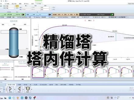 水力学校核不会做?Aspen塔内件设计全过程,新手必看! #化工 #aspen