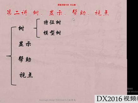 2-Geomagic Design X2016第二讲树,显示,帮助,视点
