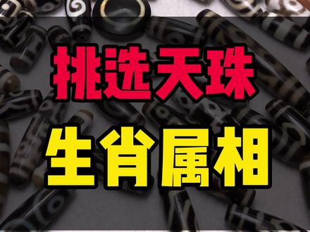 天珠与生肖的对应关系,什么生肖戴什么天珠?