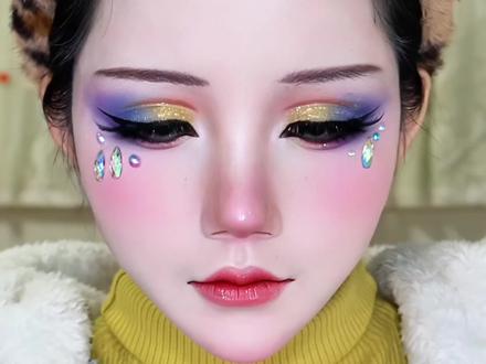 王昭君长夜焕生妆教#新手化妆教程 #cos眼妆 #王昭君新皮肤 #王昭君fmvp皮肤 #王者荣耀工作室