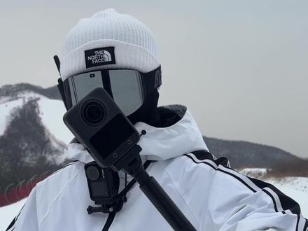 滑雪想拍氛围感大片?大疆OSMO360全景相机,1分钟教你从拍摄到出片,新手也能秒会!#大疆Osmo360#大疆osmo360教程#滑雪相机