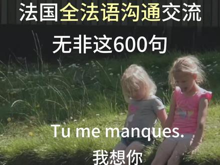 全法交流无非就这600句! #法语 #法语学习 #法语入门 #法国 #法国留学