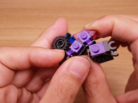 九种零件拼搭独轮车变形机器人Biky 乐高MOC拼搭教程#乐高 #积木 #玩具 #机器人 #变形金刚 #动画