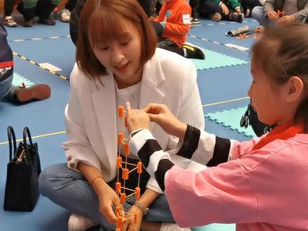 胡萝卜也能建高塔 #图们国门红军小学亲子活动