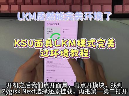新版KSU面具LKM模式居然能完美环境了? #内核 #root #玩机技巧 #拍机堂淘机