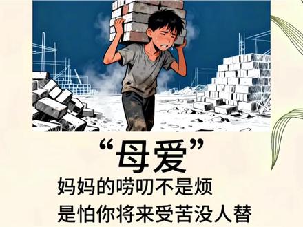 妈妈为什么拼命管你?看完别哭、妈妈的唠叨不是烦、是怕你将来受苦没人替 #正确引导陪伴孩子 #创作者中心 #创作灵感 #孩子教育 #父母必看系列
