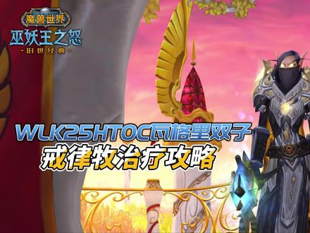 WLK25HTOC瓦格里双子戒律牧治疗攻略