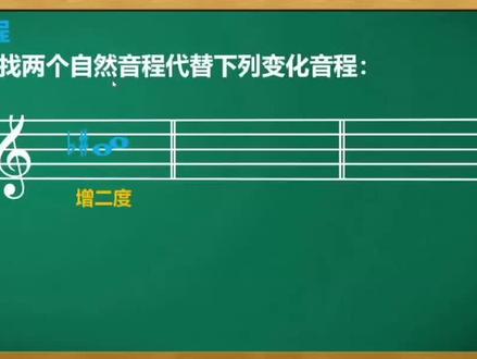 乐理习题讲解:自然音程和变化音程 #乐理教学 #五线谱 #乐理考级