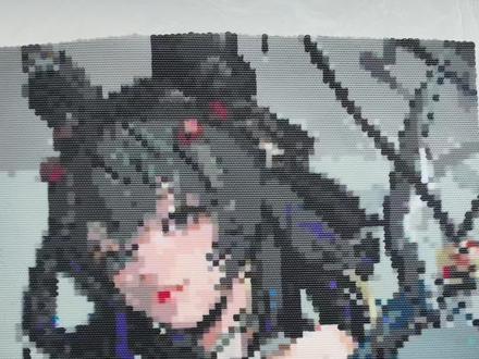 拼豆大图,107*79的离恨烟,耗时一星期左右,终于完工啦!🌹🌹🌹纯熨斗手搓大图,虽然没达到十分完美,但是也非常可以了
#米趣豆@米趣豆 #拼豆图纸 #离恨烟