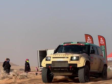 2026年达喀尔拉力赛丰田兰德酷路泽的劲敌路虎卫士D7X-R 4.4升双涡轮 V8赛车#硬派越野 #达喀尔拉力赛 #丰田兰德酷路泽 #路虎卫士 #沙漠越野