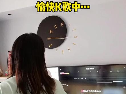 豁出去了😓为了给大家演示家庭式KTV,我只好献歌一首!#k歌之王 #好物测评