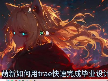 零基础免费完成毕业设计#毕业设计 #trae #ai工具学习
