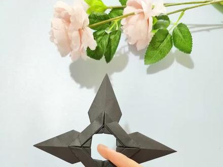 鸣人回旋镖,好玩好看,一学就会#飞镖 #回旋镖 #手里剑 #手工diy #亲子手工