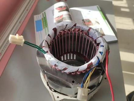 第52节 单相汽油发电机绕组实物接线