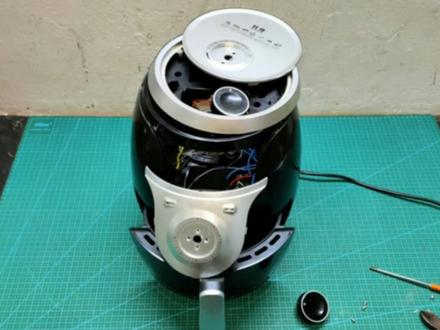 空气炸锅坏了不会拆,教你拆开方法,再也不怕会修不会拆了