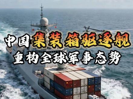 中国集装箱驱逐舰重构全球军事态势#驱逐舰 #055大驱 #052d驱逐舰 #阿利伯克级驱逐舰 #大国重器