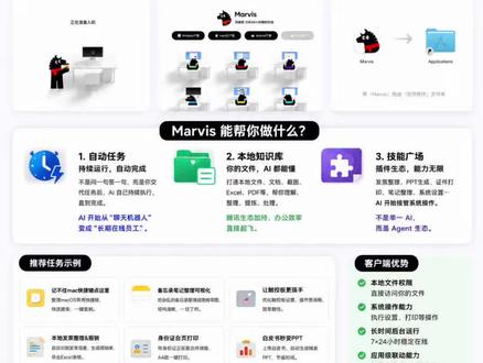 我昨天体验了腾讯新出的 Marvis。
真的有点吓到我了。
它已经不是聊天 AI 了,
而是你一句话交任务,它自己后台持续帮你干活。
比如整理文件、做 PPT、处理文档,
甚至还能调用本地应用。
我感觉 2026 年 AI 最大变化,
可能真的是:
AI 开始替人上班了。
你们会愿意让 AI 当你的‘24小时员工’吗?”#科技下一站#普通人在ai时代 #抖音科技风向标#我在抖音聊科技