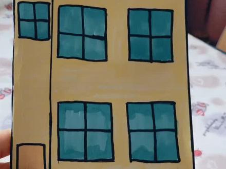 想去佩奇家参观么?一起来吧!#抖音热门 #立体手工 #亲子 #不要限流了好吗