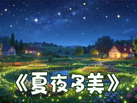 《夏夜多美》语文1下 🔥金波以细腻温婉的笔触,将夏夜的草丛、露珠、萤火虫描绘得灵动鲜活。文字如月光般清透,不仅展现了大自然的静谧之美,更在字里行间流淌着温暖的友情与善意。它像一首轻灵的摇篮曲,能抚慰孩子的心灵,也能唤醒成人心底的纯真。这是一本适合亲子共读的美妙绘本,让孩子在诗意的语言中,感受夏夜的浪漫与生命的奇妙,收获内心的宁静与美好。
#课文朗读 #一年级语文 #夏夜多美 #朗诵视频