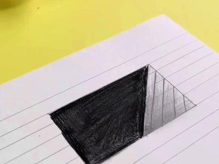 20秒教你在路上画“大坑”,你学会了吗?#3d立体画#画画 @DOU+小助手