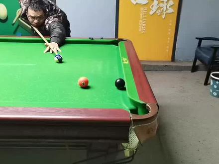 267、台球发力技巧:软赛的力、推杆推力如何出杆 #台球发力技巧 #台球加塞 #台球推杆 #台球走位
