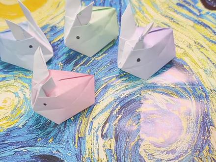 软萌治愈,折纸小兔,手残党也可学会。#折纸教程视频 #简单易学的折纸教程 #纸艺手工 #手工折纸教程 #折纸