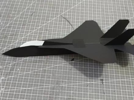 J35剪纸飞机图纸 #剪纸飞机#教程#图纸