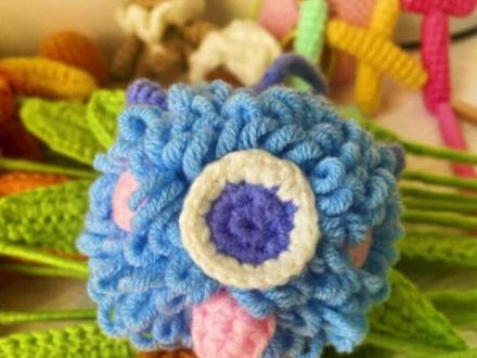 毛绒小怪兽创意手工毛线钩织小挂件教程来啦#创作灵感 #爱生活爱编织 #学会快去试试吧🔥 #谁与时团更合拍 #做手工我是认真的