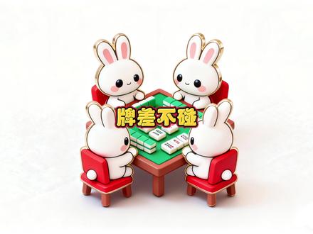 牌差时先不碰。#小麻将解心宽 #红中麻将 #麻将