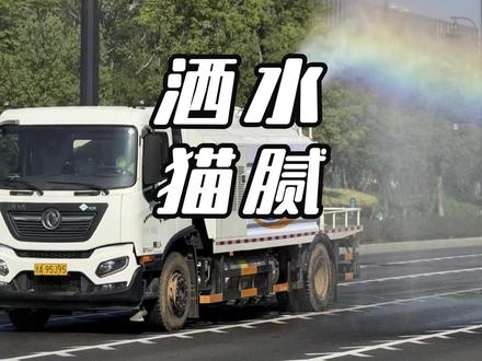 洒水车迷惑行为大赏!下雨天洒水到底图啥 #生活冷知识 #洒水车的秘密