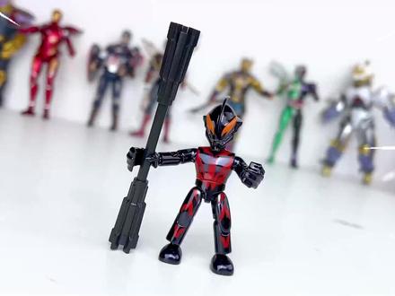 真假奶龙大对决 #奶龙 #赛罗奥特曼 #贝利亚 #奥特曼 #积木