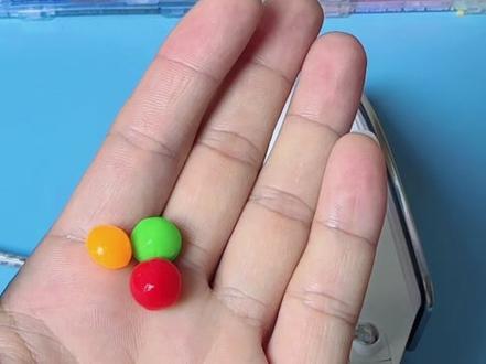 自制仿真彩虹糖🌈 #教程 #手工DIY #拼豆 #挑战
