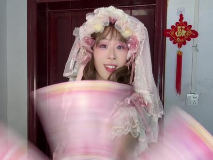 转盘舞背面是这样转的。#转盘舞 #lolita #幸运大转盘