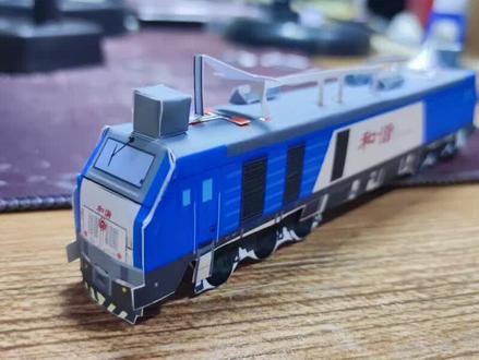HXD2B#火车纸模型 #火车纸模型制作教程